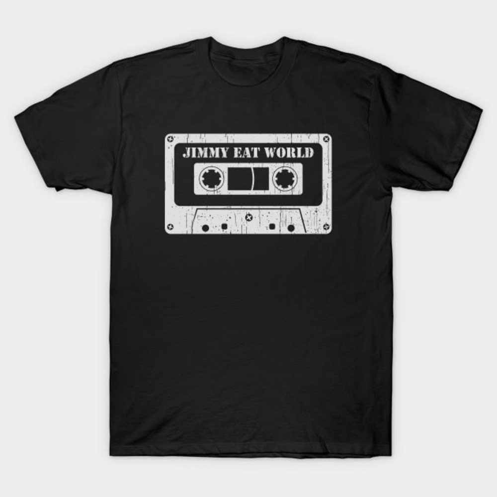 Jimmy Eat World Retro Cassette White Jimmy Eat World Unisex Tshirt